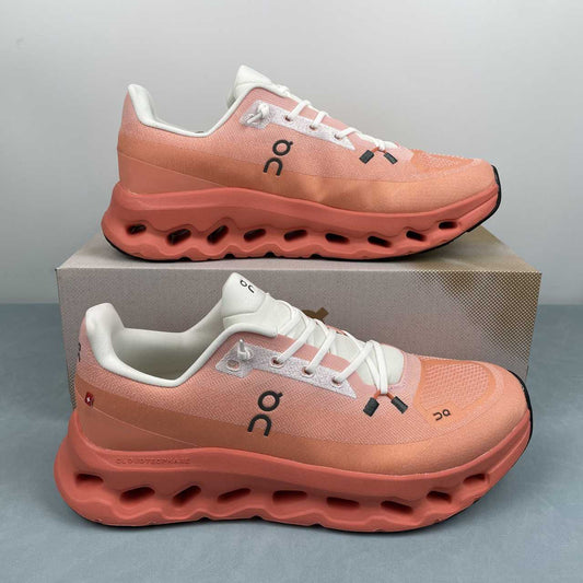 Sneakers On Running — Cloudtilt — Saumon / Blanc